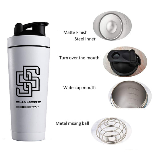 HARD STEEL SHAKER WHITE