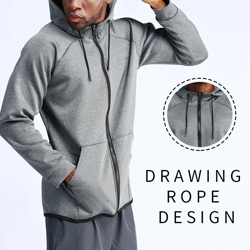 Athleisure Hoodie GREY Full sleeves Signature
