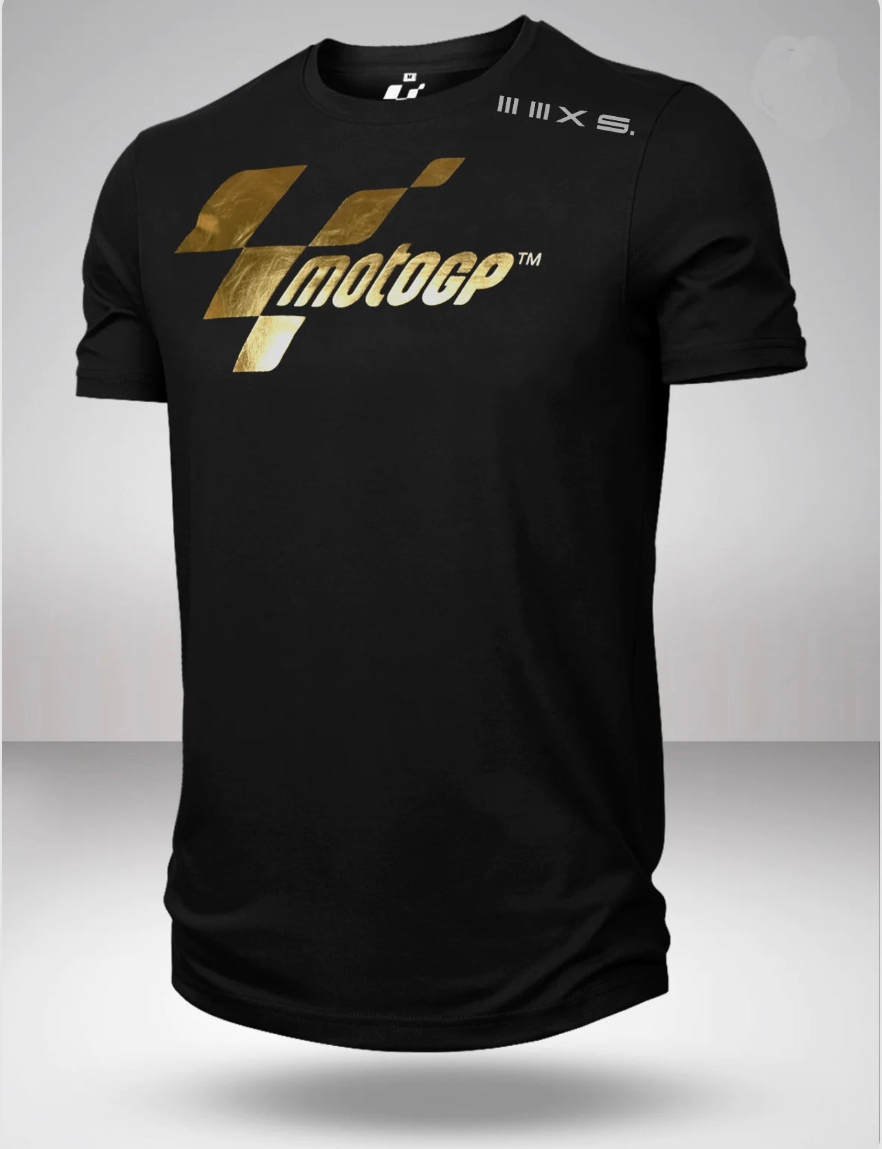 Limited Edition Black MOTO-GP Gold Series short sleeve tshirt