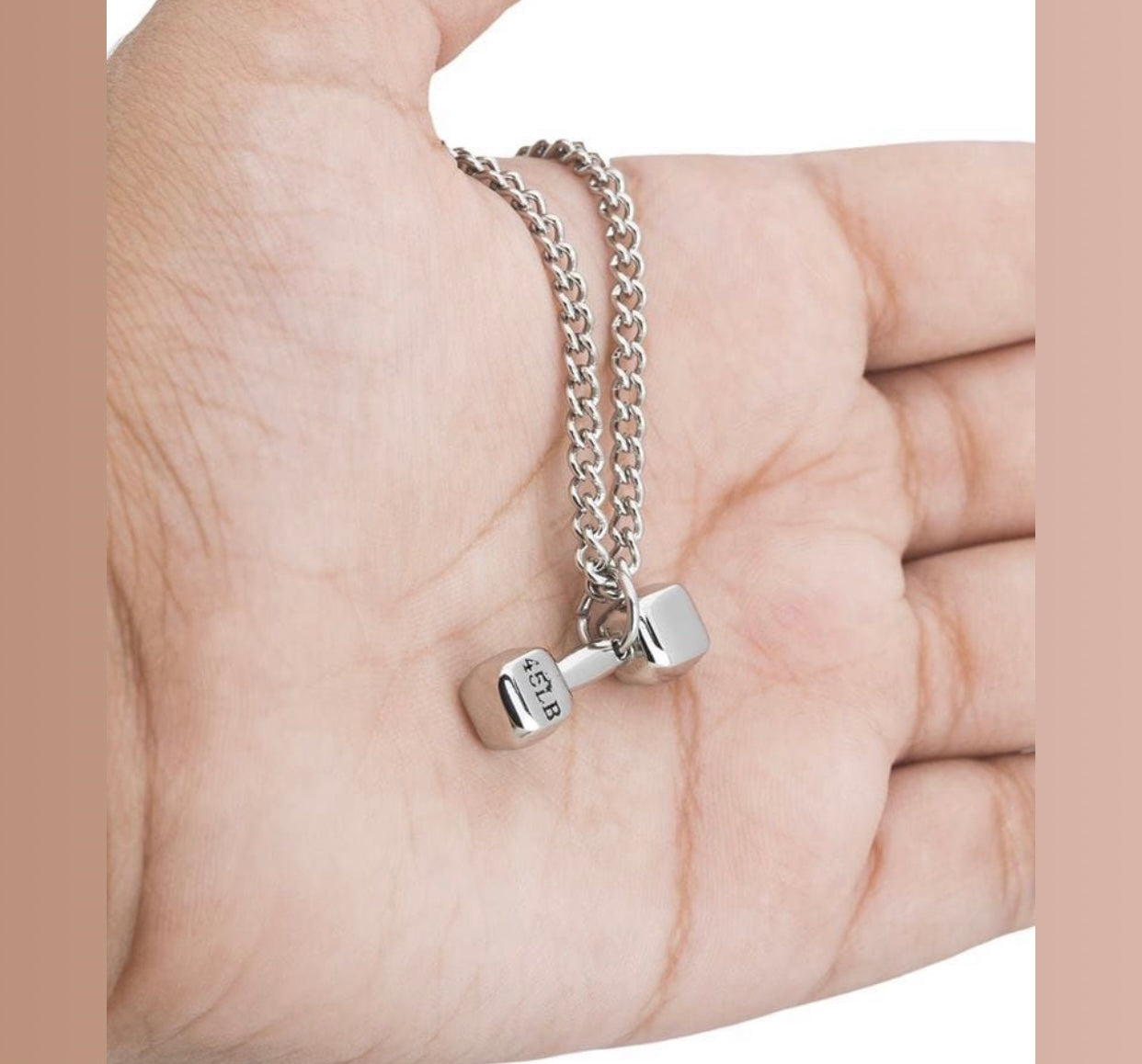 GYM Fitness Locket DUMBELL