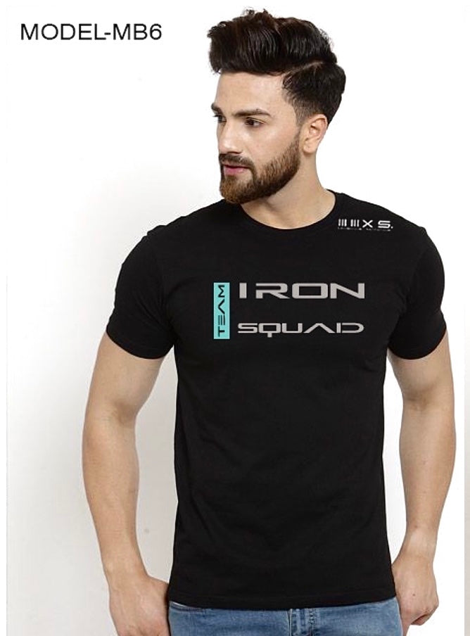 IRON SQUAD ACTIVE CAMOFLAUGE BLACK short sleeve tshirt