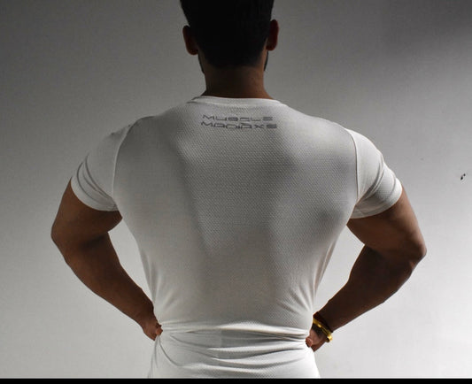 Active PERFORM Series White short sleeve tshirt