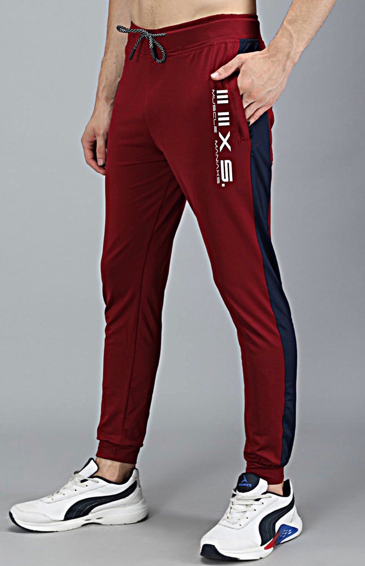 POWER RED PERFORMANCE TRACK PANTS