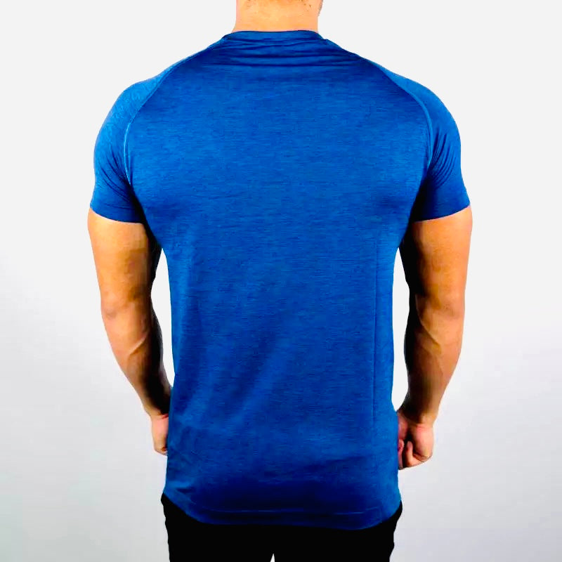 ACTIVE MISTIC BLUE short sleeve tshirt SIG. LOGO