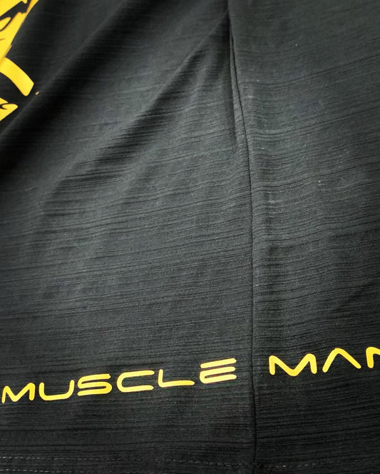 DRAGON BALL Z (GOLD EDITION) ACTIVE performa Sando BLACK . Quick Dry Technology