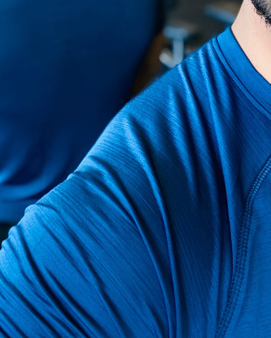 ACTIVE ARCTIC BLUE HUSTLE short sleeve tshirt