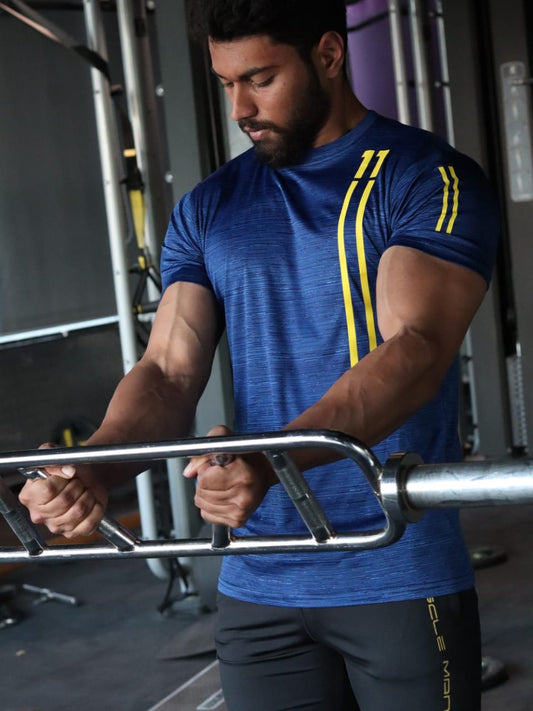 Athlete Division short sleeve tshirt BLUE