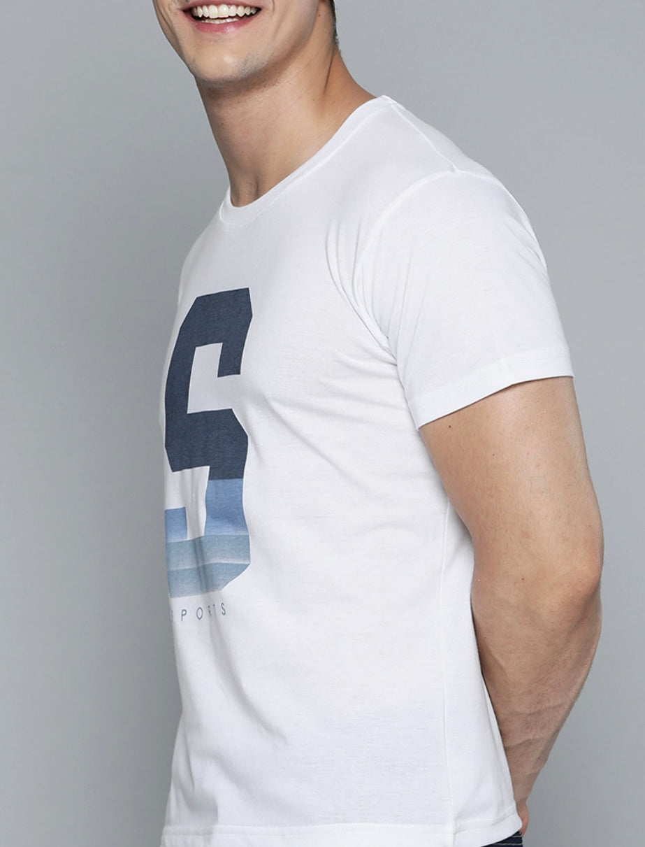 ACTIVE Casual White short sleeve tshirt