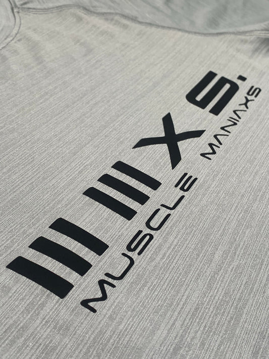 Men Light Grey Wild Run Quivk DRY Athleisure Tshirt.