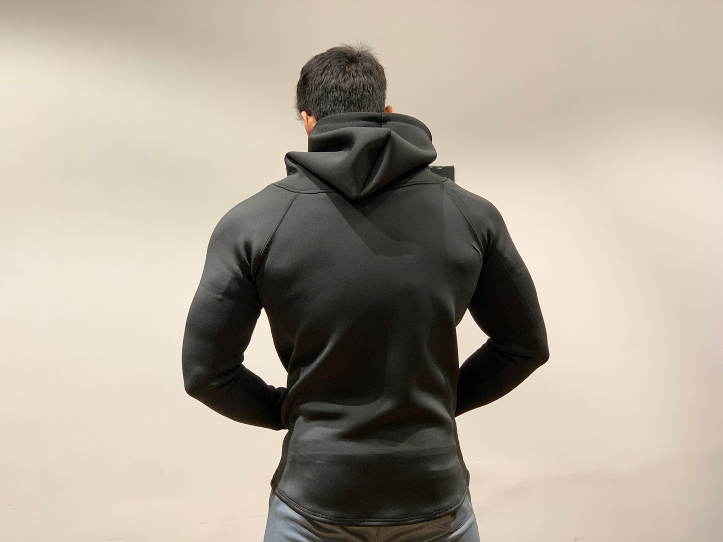 GOLD SERIES Athleisure Hoodie Full sleeves Black