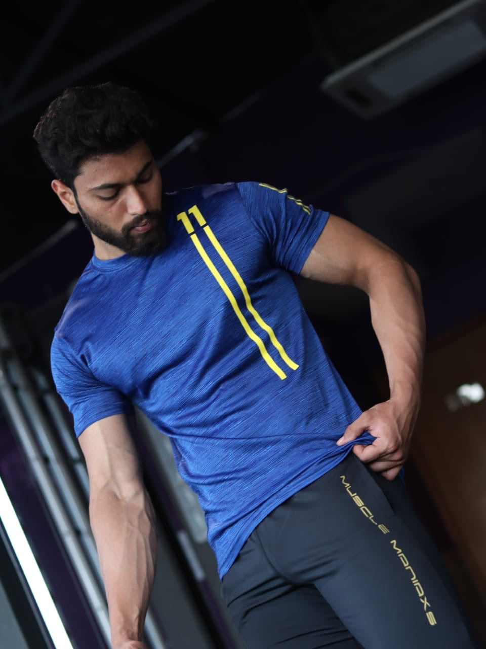 Athlete Division short sleeve tshirt BLUE