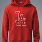 Dope Series Red LA Athleisure Hoodie Full sleeves