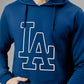 Dope Series Blue LA Athleisure Hoodie Full sleeves