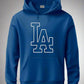 Dope Series Blue LA Athleisure Hoodie Full sleeves