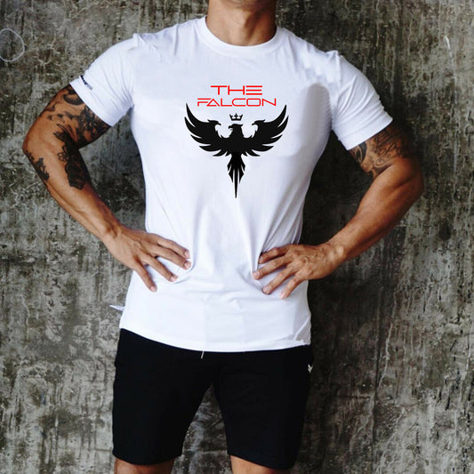 ACTIVE FALCON  White short sleeve tshirt