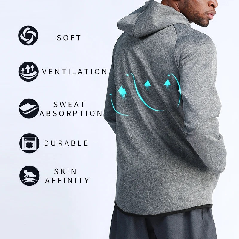 Athleisure Hoodie GREY Full sleeves LION Series