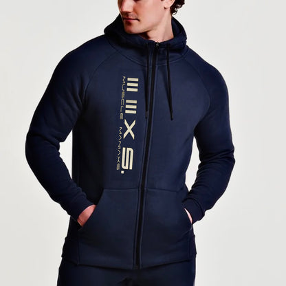 Athleisure Hoodie GUNMETAL GREY Full sleeves SIGNATURE Series