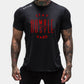 Active BLACK HUSTLE HUMBLE  Series  short sleeve tshirt