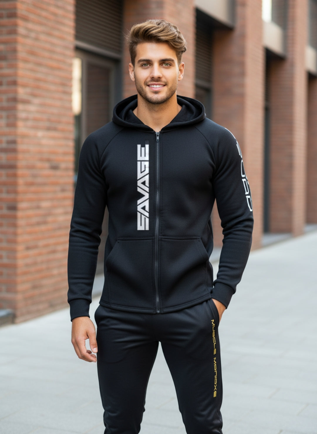 COMBO  of Athleisure Hoodie & Track pants SAVAGE