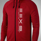 SIGNATURE Athleisure Hoodie RED Full sleeves  Series