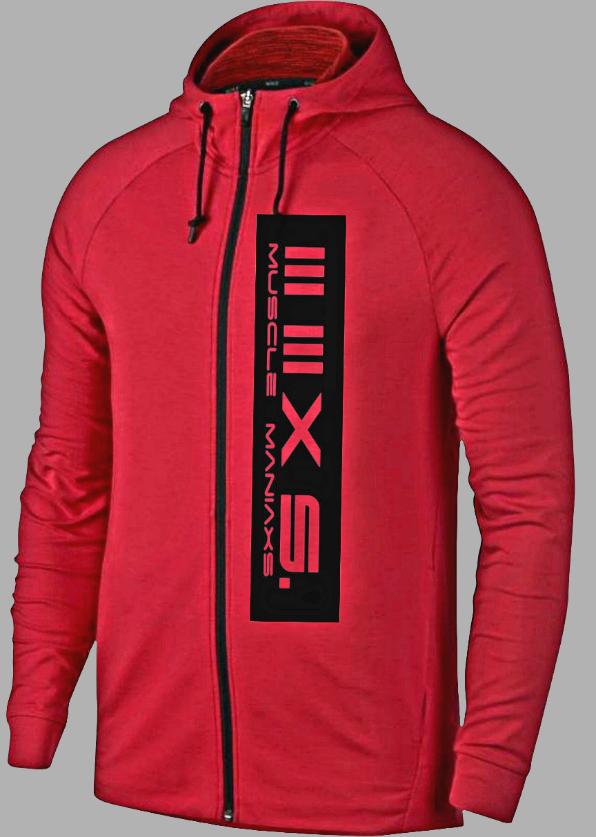 SIGNATURE 02 Athleisure Hoodie RED Full sleeves  Series