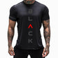 Active BLACK MATT Series  short sleeve tshirt
