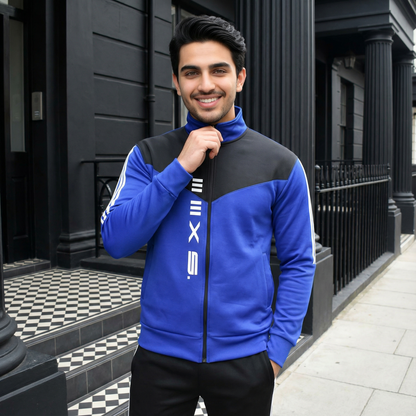ATHLETES FUNCTIONAL ZIPPER JACKET  BLUE