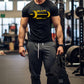 ACTIVE GOLD Bar Bell Black tshirt