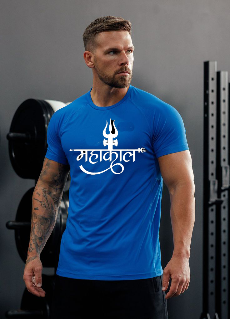 Active BLUE MAHADEV short sleeve tshirt