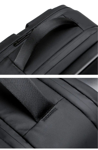 Hard shell Business Travel Laptop Backpack with USB Charging Port Daypack for Men Women