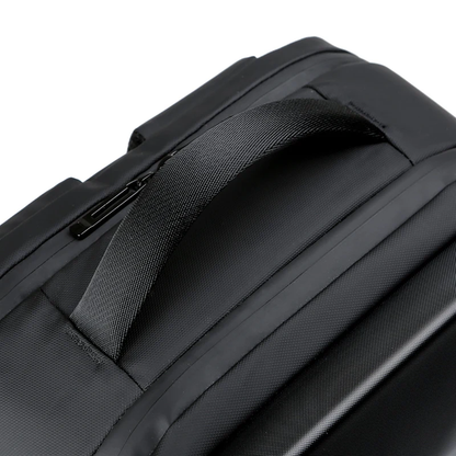 Hard shell Business Travel Laptop Backpack with USB Charging Port Daypack for Men Women