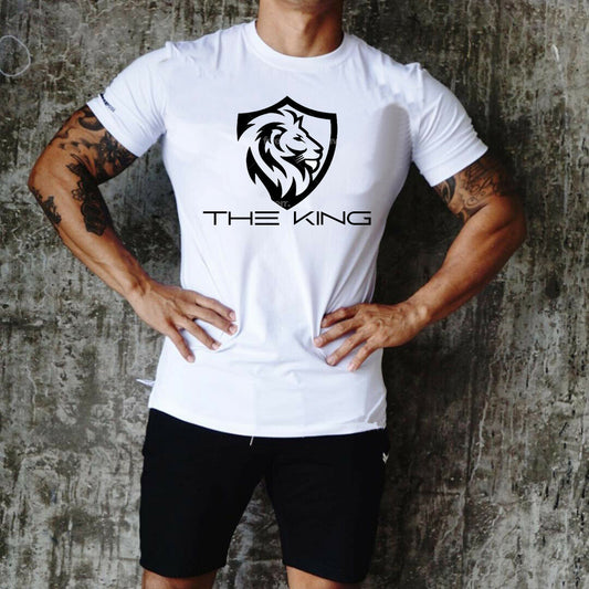 ACTIVE KING  White short sleeve tshirt