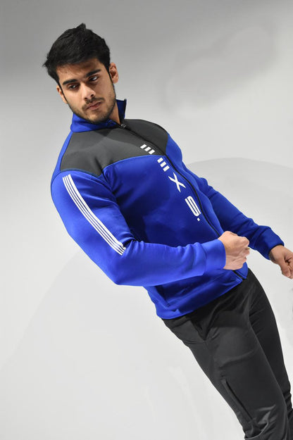 ATHLETES FUNCTIONAL ZIPPER JACKET  BLUE