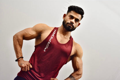 ACTIVE performa Sando Maroon  . Quick Dry Technology