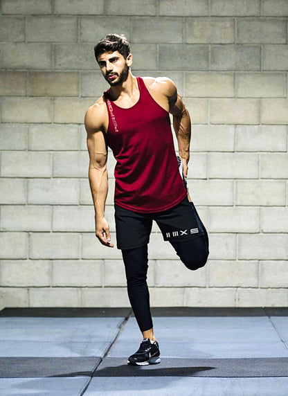 ACTIVE performa Sando Maroon  . Quick Dry Technology