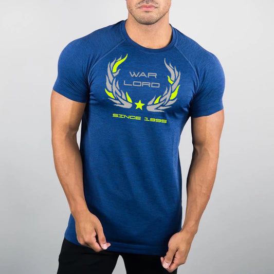 WAR LORD Blue short sleeve tshirt