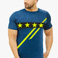 STAR logo Blue short sleeve tshirt
