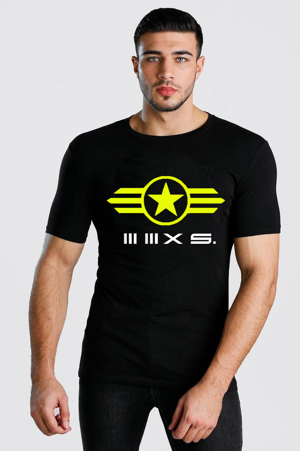 ARMY logo Black short sleeve tshirt