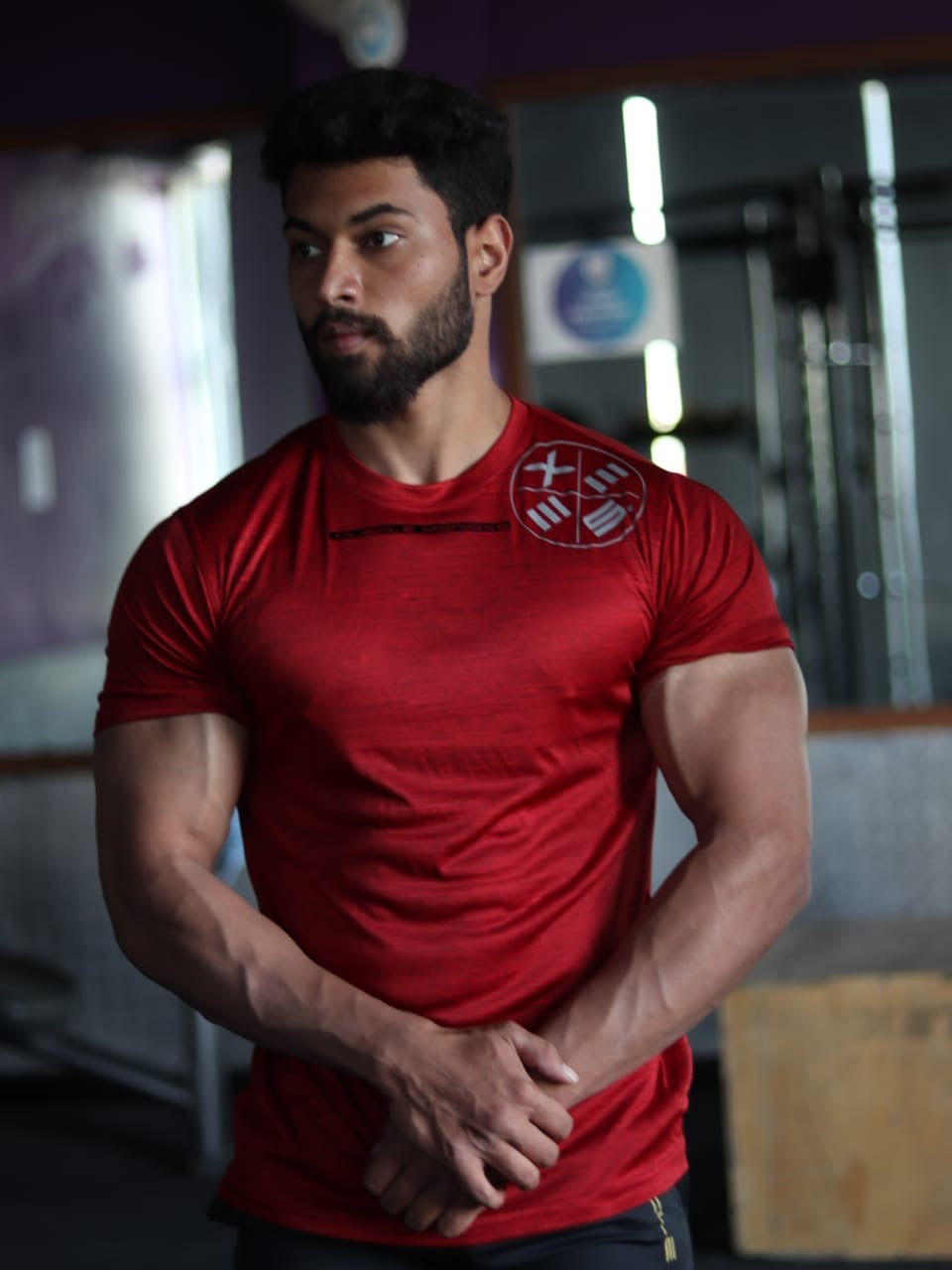 PERFORMANCE DIVISION short sleeve tshirt RED