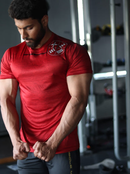 PERFORMANCE DIVISION short sleeve tshirt RED