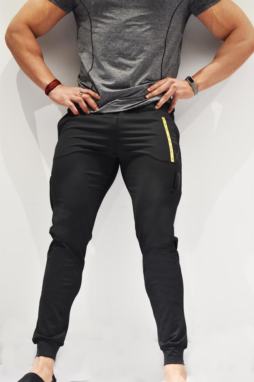 Buy ONE SKY Track Pant for Men, Versatile Joggers, Breathable Cargo Lower,  Durable Sports Trackpants, Stretchable Waistline & 2 Pockets,  Cotton+Polyester+Spandex Loungewear, Easy Care Night Pant (Black) Online at  Best Prices in