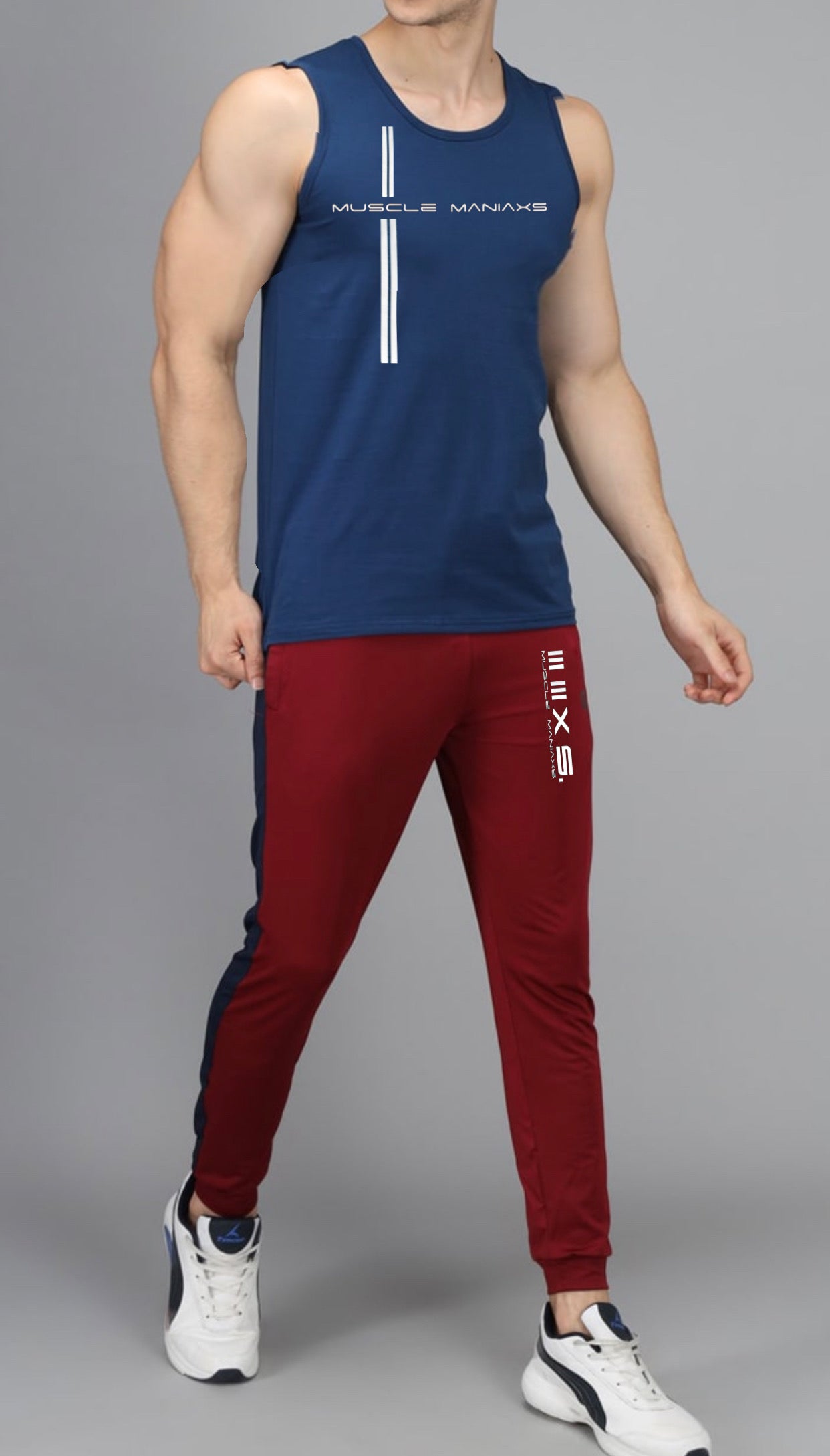 POWER RED PERFORMANCE TRACK PANTS