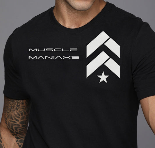 STAR EDITION  BLACK short sleeve tshirt