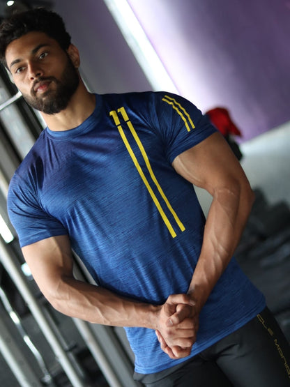 Athlete Division short sleeve tshirt BLUE