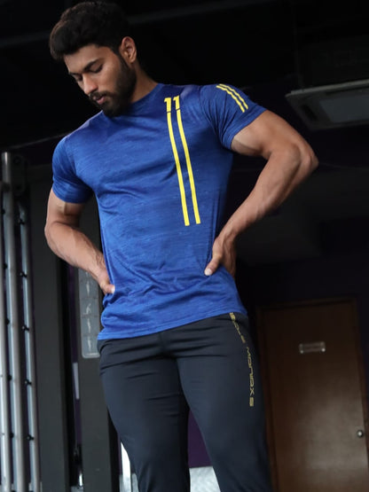 Athlete Division short sleeve tshirt BLUE