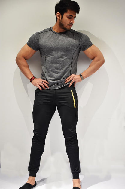 PERFORMANCE TRACK PANTS MATT BLACK SIGNATURE