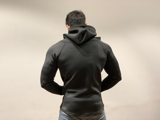 CORSA Athleisure Hoodie Full sleeves Black