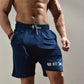Men Navy Blue ACTIVE Regular Fit Shorts