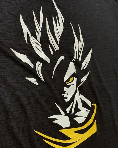DRAGON BALL Z (GOLD SERIES )BLACK Tshirt model 5.0