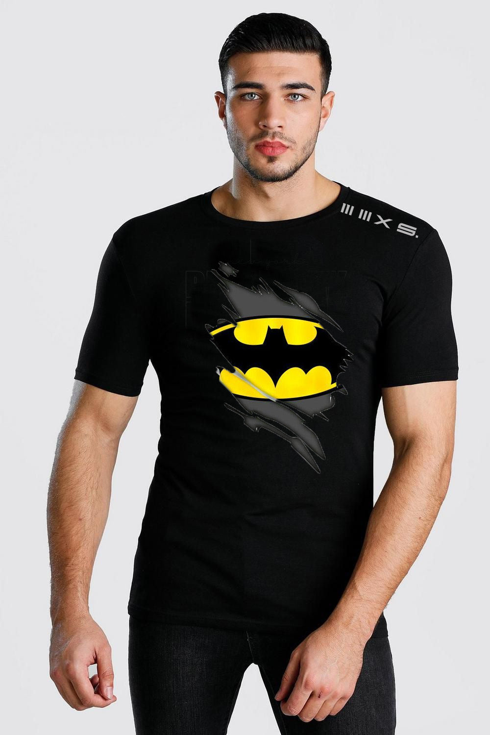 Bat-Man Black  short sleeve tshirt
